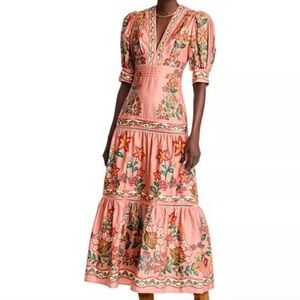 SOLD NWT Farm Rio Garden Delight Maxi Dress - Size M